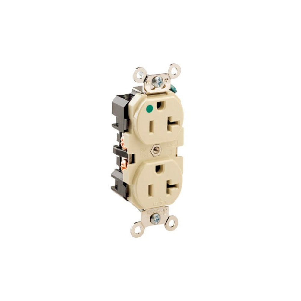 CONTACTO DUPLEX GRADO HOSPITAL 20A/125V. MARFIL *** OFRECER 8300-I ***