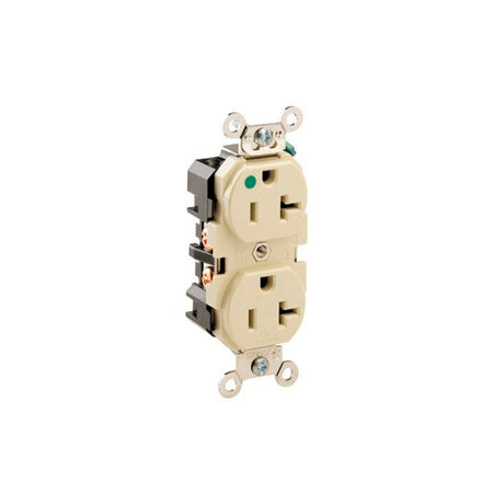 CONTACTO DUPLEX GRADO HOSPITAL 20A/125V. MARFIL *** OFRECER 8300-I ***