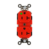 CONTACTO DUPLEX GRADO HOSPITAL ROJO 08300-00R LEVITON *** OFRECER 8300-RED ***