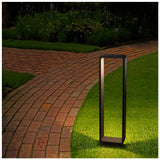 LUMINARIO P/PISO LED 10W 120V IP54 3000K GRAFITO