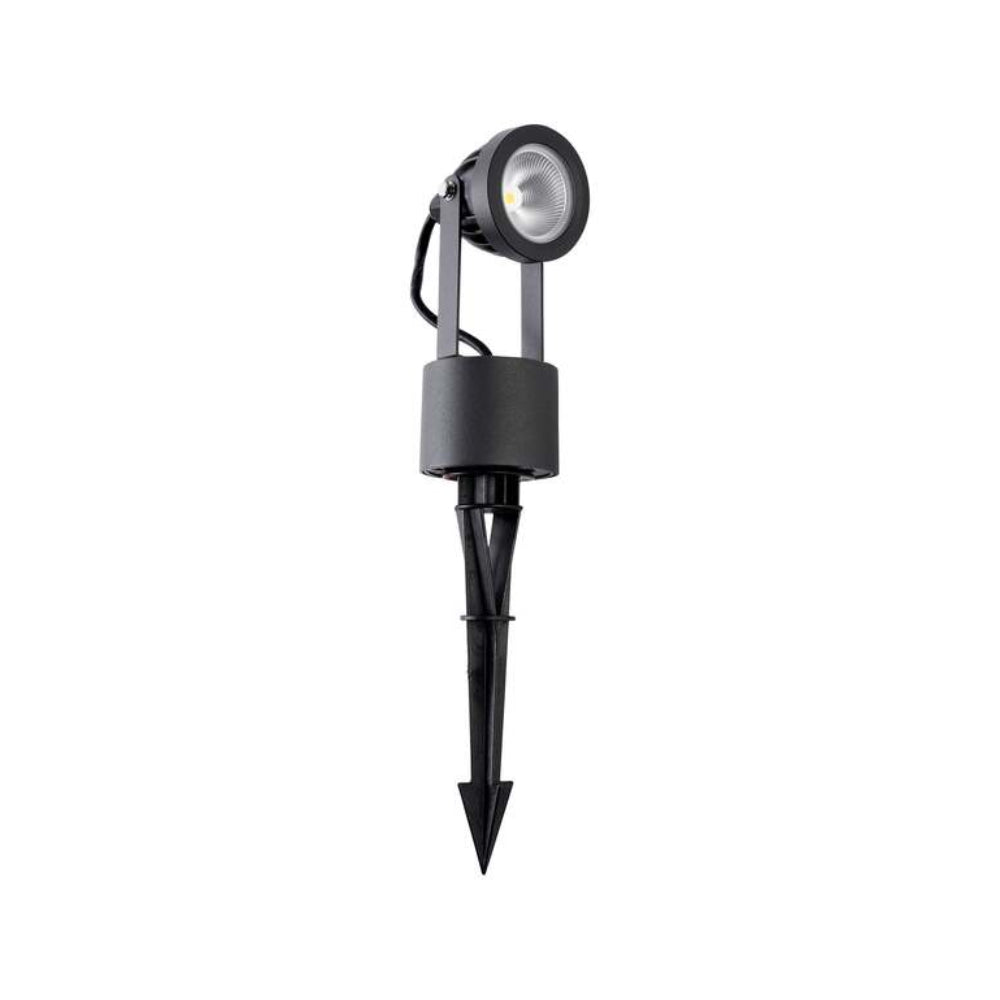 LUMINARIO LED PARA JARDIN CALUX 7W 100-240V 3000K 400LM IP65 ACABADO GRAFITO