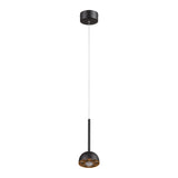 LAMPARA COLGANTE LED METAL 1.5M 9W LUZ CALIDA BRILLANTE IRC90 NO ATENUABLE DOR