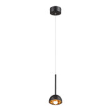 LAMPARA COLGANTE LED METAL 1.5M 9W LUZ CALIDA BRILLANTE IRC90 NO ATENUABLE DOR