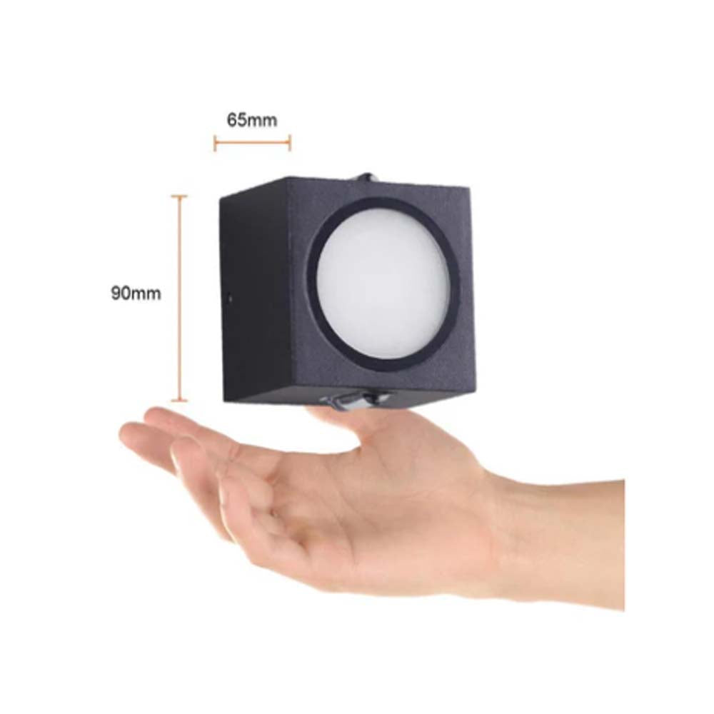 LÁMPARA DE EXTERIOR LED TORCULAR II TECNOLITE PARED ARBOTANTE 9W LUZ SUAVE CÁLIDA IP54 TRES FUENTES DE LUZ LED INTEGRADO ***TECNOLITE HAE***