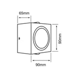 LÁMPARA DE EXTERIOR LED TORCULAR II TECNOLITE PARED ARBOTANTE 9W LUZ SUAVE CÁLIDA IP54 TRES FUENTES DE LUZ LED INTEGRADO ***TECNOLITE HAE***
