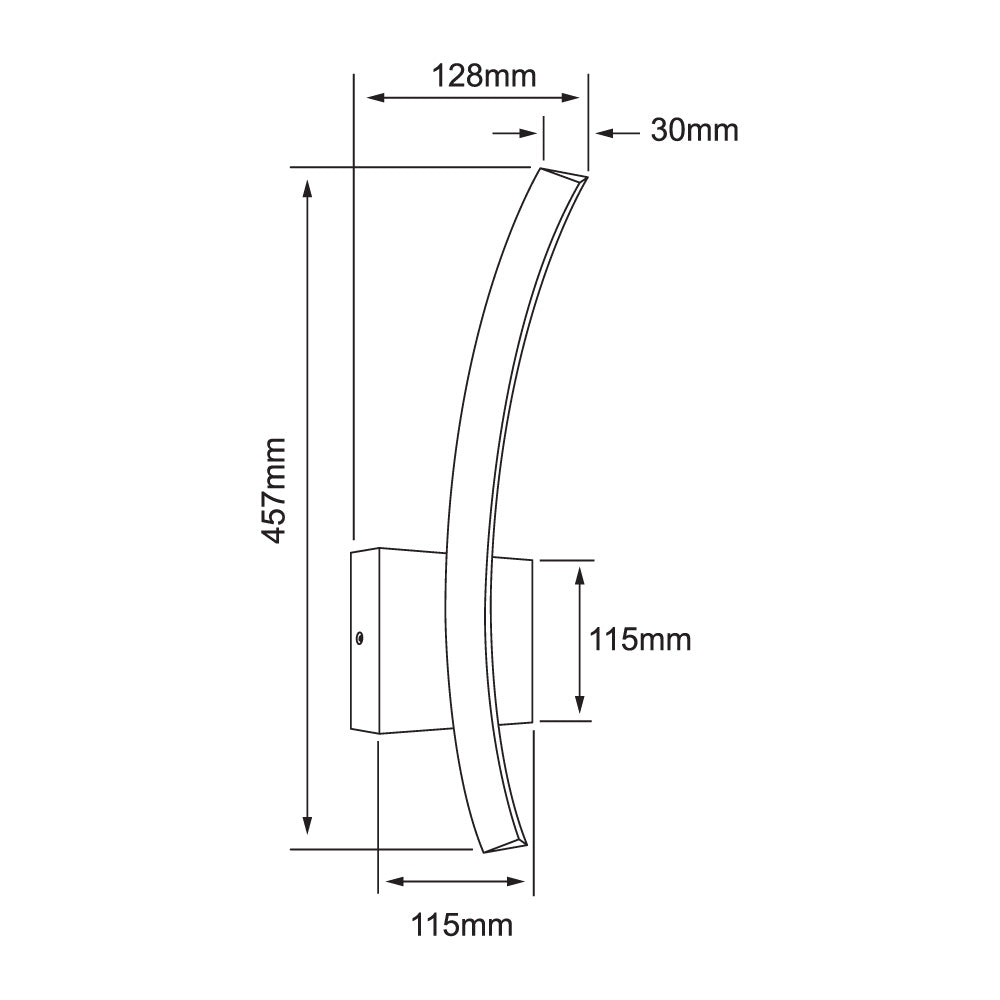LÁMPARA DE EXTERIOR LED AUSTRALIS TECNOLITE 9W LUZ SUAVE CÁLIDA IP44 LED INTEGRADO BLANCO ***TECNOLITE HAE***
