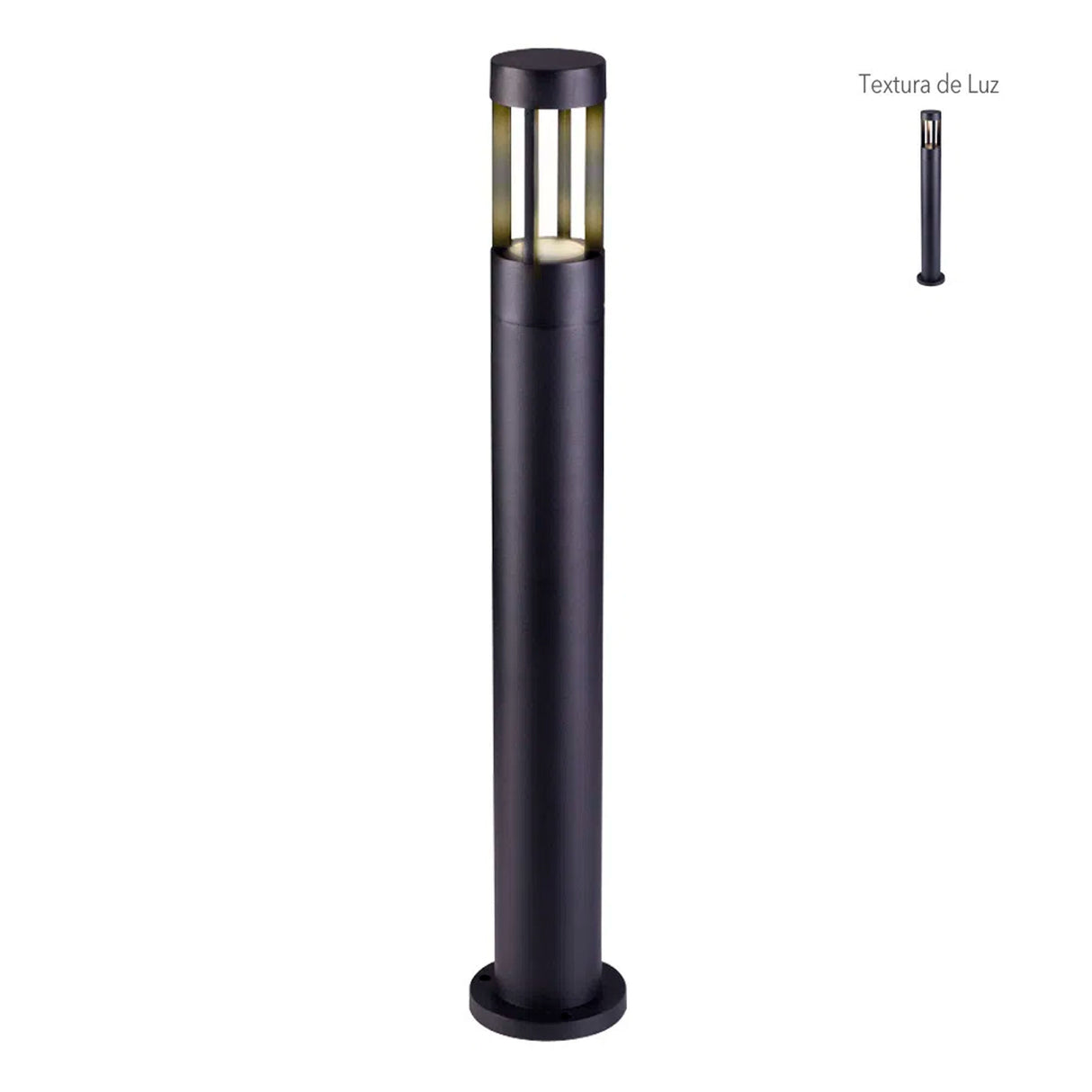 MINI POSTE LED DRACO DE EXTERIOR TECNOLITE PARA SOBREPONER 9W LUZ SUAVE CÁLIDA