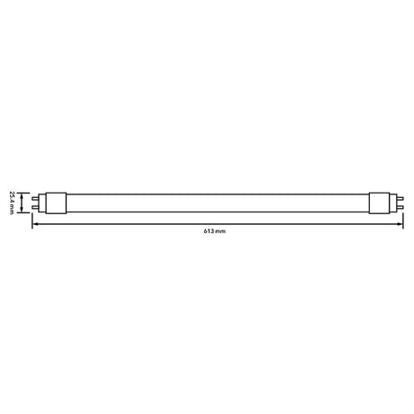 TUBO LED OGMA III TECNOLITE 9W OPALINO LUZ DE DÍA BASE G13 ***CONEXION AMBOS LADOS*** *** OFRECER 91253 ***