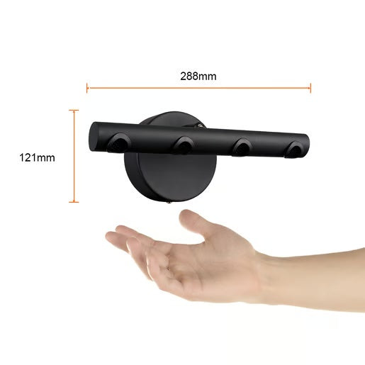 LAMPARA DE PARED ARBOTANTE LED 9W CALIDO BRILLANTE DIRIGIBLE IRC90 NO ATENUABLE NGO