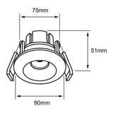 INT LED EMP 9W100-277V720LM3000K N STEAM TECNOLITE
