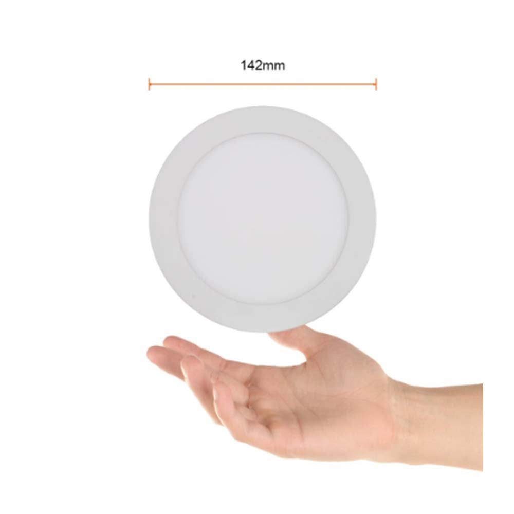 LUMINARIO LED DE INTERIOR 9W 6500K 630LM 25000HR BLANCO