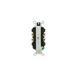 CONTACTO DUPLEX COMERCIAL 2P-3H 20A/125V. MARFIL *** OFRECER R1K10 ***