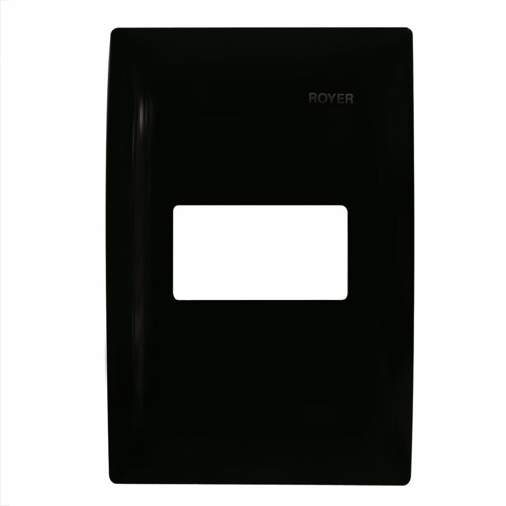 PLACA 1 MODULO COLOR NEGRO COLOR NEGRO MCA ROYER