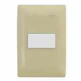 PLACA 1 MOD. HORIZONTAL MARFIL ROYER 100