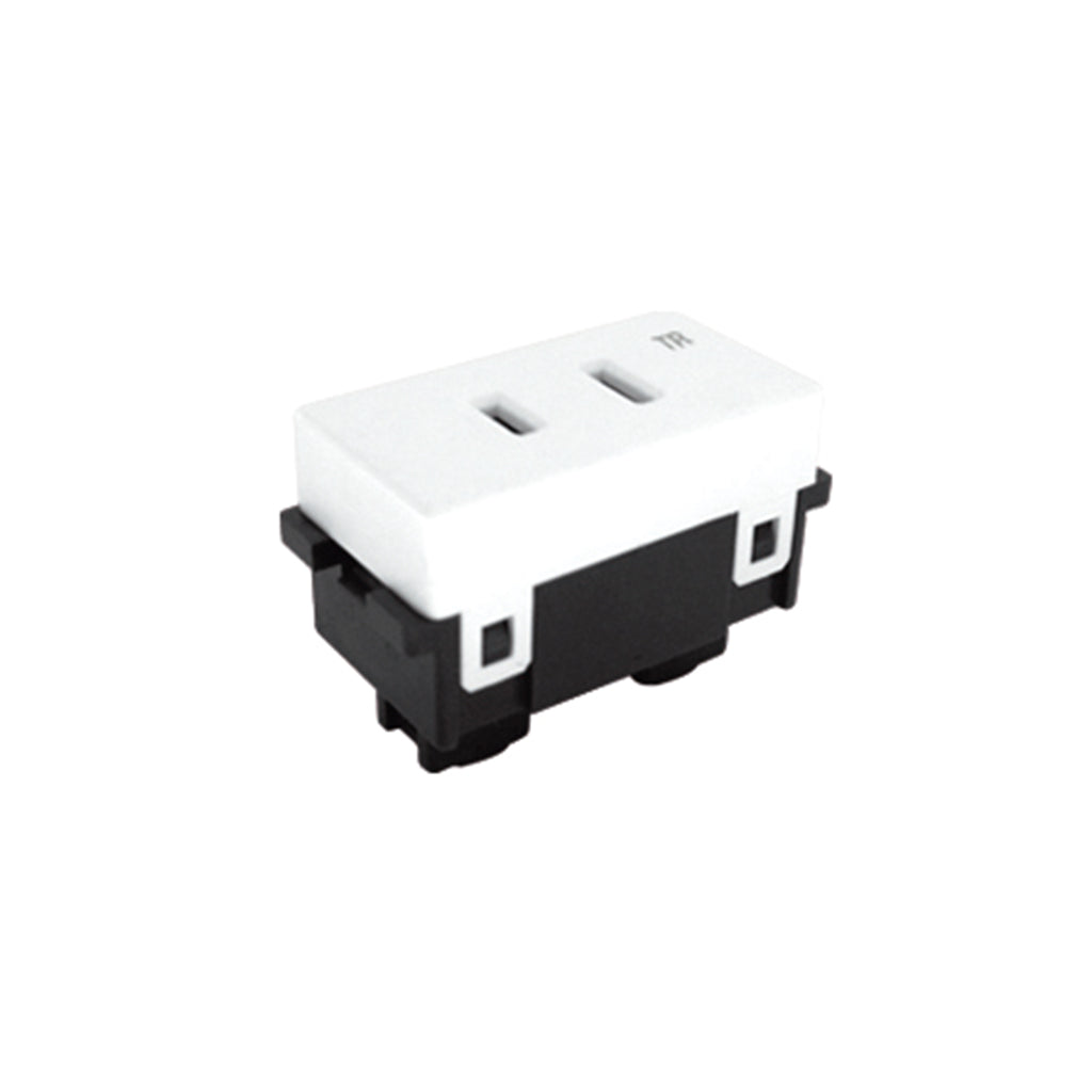 RECEPTACULO SENCILLO 2P 15A/127VCA. 100-6243W ROYER 100