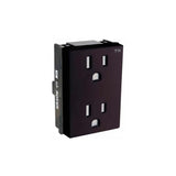 RECEPTACULO DÚPLEX 2P+T 15A 127VCA BK