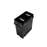 2 PUERTOS USB 2 A (1 MODULO) BK