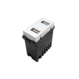 USB 2 PUERTOS 2A COLOR BLANCO ROYER 100