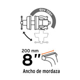 TORNILLO DE BANCO INDUSTRIAL 6" ACERO MCA TRUPER HERRAMIENTAS