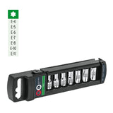 JUEGO DE 7 DADOS TORX CUADRADO 1/4" TRUPER