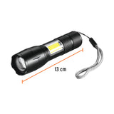 LINTERNA DE 1 LED 270 LM CON LUZ DE EMERGENCIA RECARGABLE LINAR-260 TRUPER