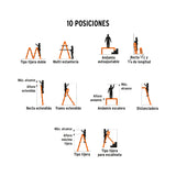 ESCALERA MULTIPOSICION 12 PELDAÑOS TIPO I TRUPER ESMU-112