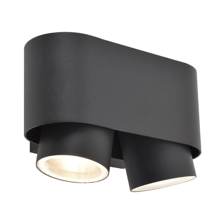 LUMINARIO EXT S/LAMPGU10 100V-240V NEGRO