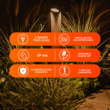 LUMINARIO EXTS/LAMP GU10 100V-240V NEGRO