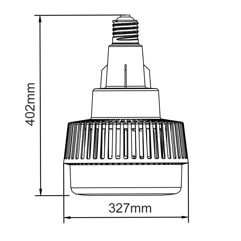 FOCO LED TECNOLITE GLIESE III DE ALTA POTENCIA 100W LUZ DE DÍA BASE E40