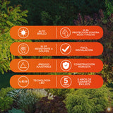 REFLECTOR EXT. LED 100W 100-277V 8000 LM 3000K ZIBAL V *** EXHIBIDO ***