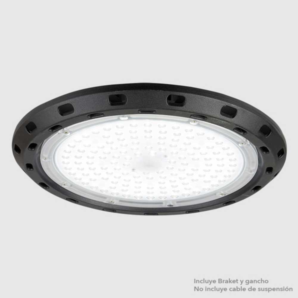LÁMPARA LED HIGH BAY TECNOLITE UFO 100W LUZ DE DÍA IP65 LED INTEGRADO