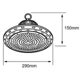 LÁMPARA LED HIGH BAY TECNOLITE UFO 100W LUZ DE DÍA IP65 LED INTEGRADO
