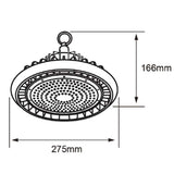 LUMINARIA LED SECUNDA I TECNOLITE 100 W LUZ DE DÍA IP65 IK10 INDUSTRIAL LED INTEGRADO