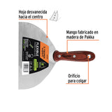 ESPATULA 8" ACERO INOXIDABLE MANGO MADERA TRUPER EXPERT***HASTA AGOTAR***PASA A 12876***