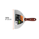 ESPATULA 8" ACERO INOXIDABLE MANGO MADERA TRUPER EXPERT***HASTA AGOTAR***PASA A 12876***