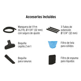 ASPIRADORA PLASTICA PARA LIQUIDOS Y SOLIDOS 15LTS. (5 GAL.) 3HP ASP-04 101508 TRUPER