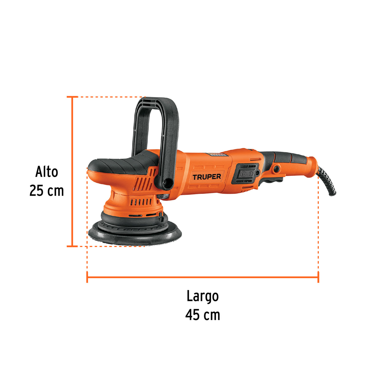 PULIDORA DOBLE ACCION 6' 900 W PROFESIONAL PULA-6AM TRUPER