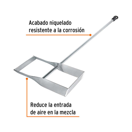 REVOLVEDOR PARA MORTERO DELGADO 210MM DIAMETRO TRUPER REV-21M