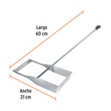 REVOLVEDOR PARA MORTERO DELGADO 210MM DIAMETRO TRUPER REV-21M