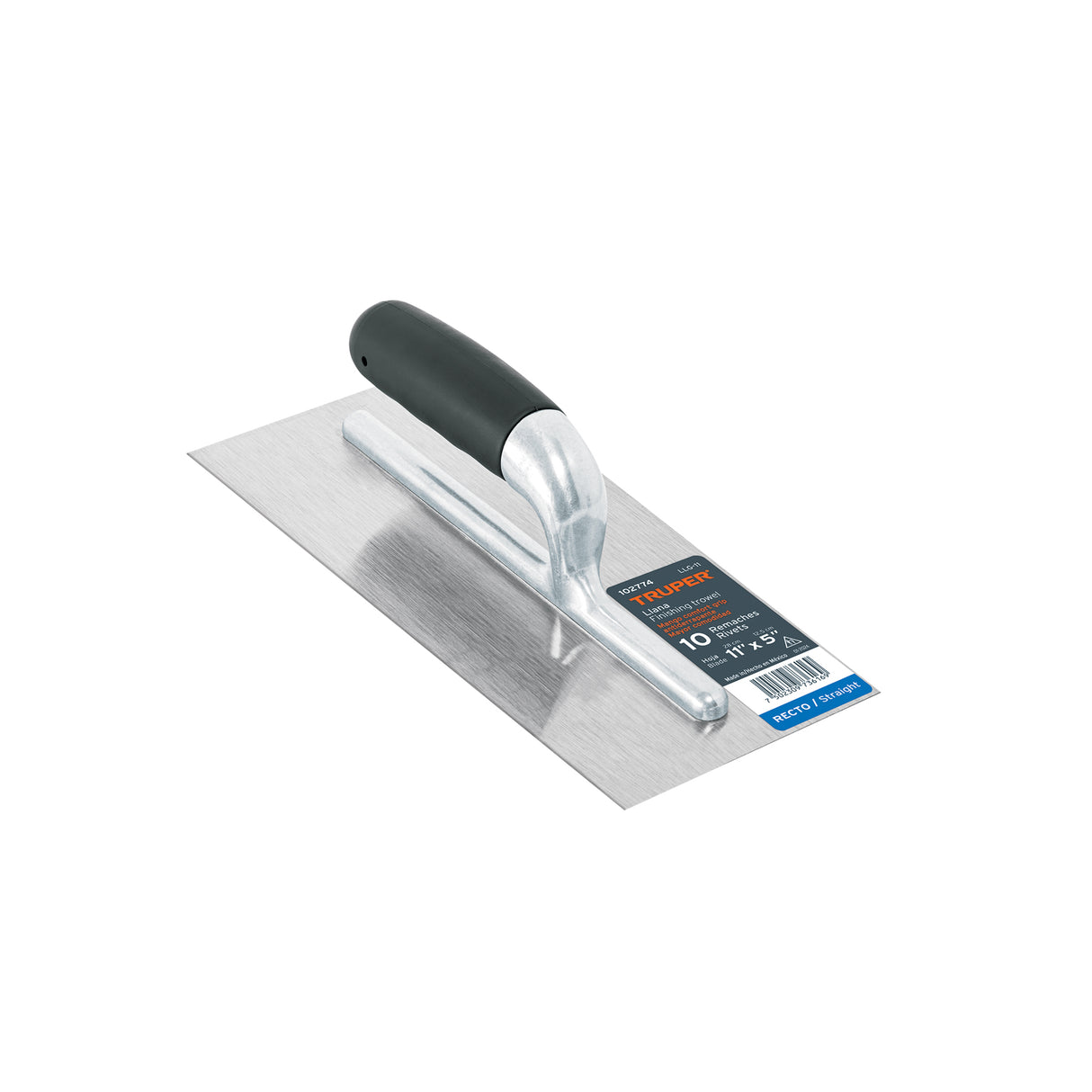 LLANA CANTO RECTO 11" 10 REMACHES MANGO COMFORT GRIP LLG-11