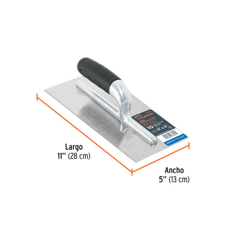 LLANA CANTO RECTO 11" 10 REMACHES MANGO COMFORT GRIP LLG-11
