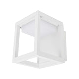 LUM LED CUADRO P/MURO 12W 100-240V IP54 3000K BLANCO ***HAE2025***