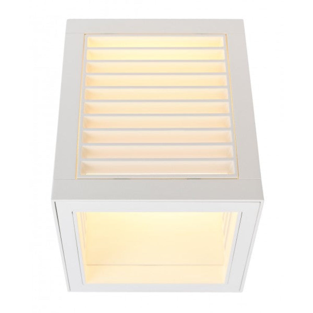 LUM LED P/MURO 10W 100-240V IP54 3000K BLANCO *** HAE ***