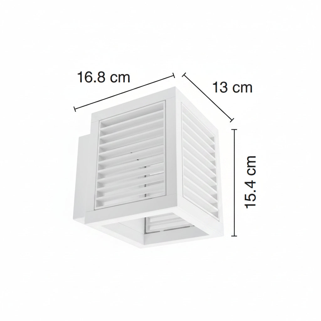 LUM LED P/MURO 10W 100-240V IP54 3000K BLANCO *** HAE ***