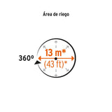 REGADERA GIRATORIA C/3 BRAZOS NATURAL *** OFRECER 130347 ***