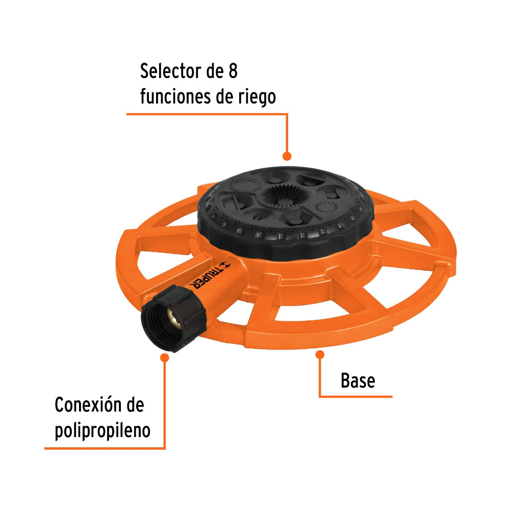 ASPESOR DE 8 FUNCIONES BASE DE ALUMINIO  ASP-8 TRUPER ***HAE 2024***