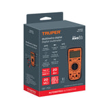 MULTIMETRO DIGITAL PARA MANTENIMIENTO AUTOMOTRIZ CON RMS VERDADERO MUT-105 TRUPER
