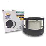 ARB LED 15W CIRCULAR BLANCO BASE DOBLE NEGRA LUZ LATERAL C/3 TONOS DE LUZ IP65 MUSTRI