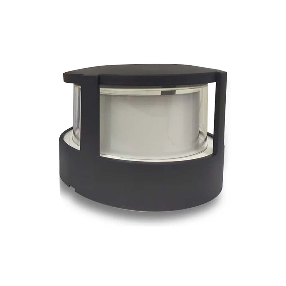 ARB LED 15W CIRCULAR BLANCO BASE DOBLE NEGRA LUZ LATERAL C/3 TONOS DE LUZ IP65 MUSTRI