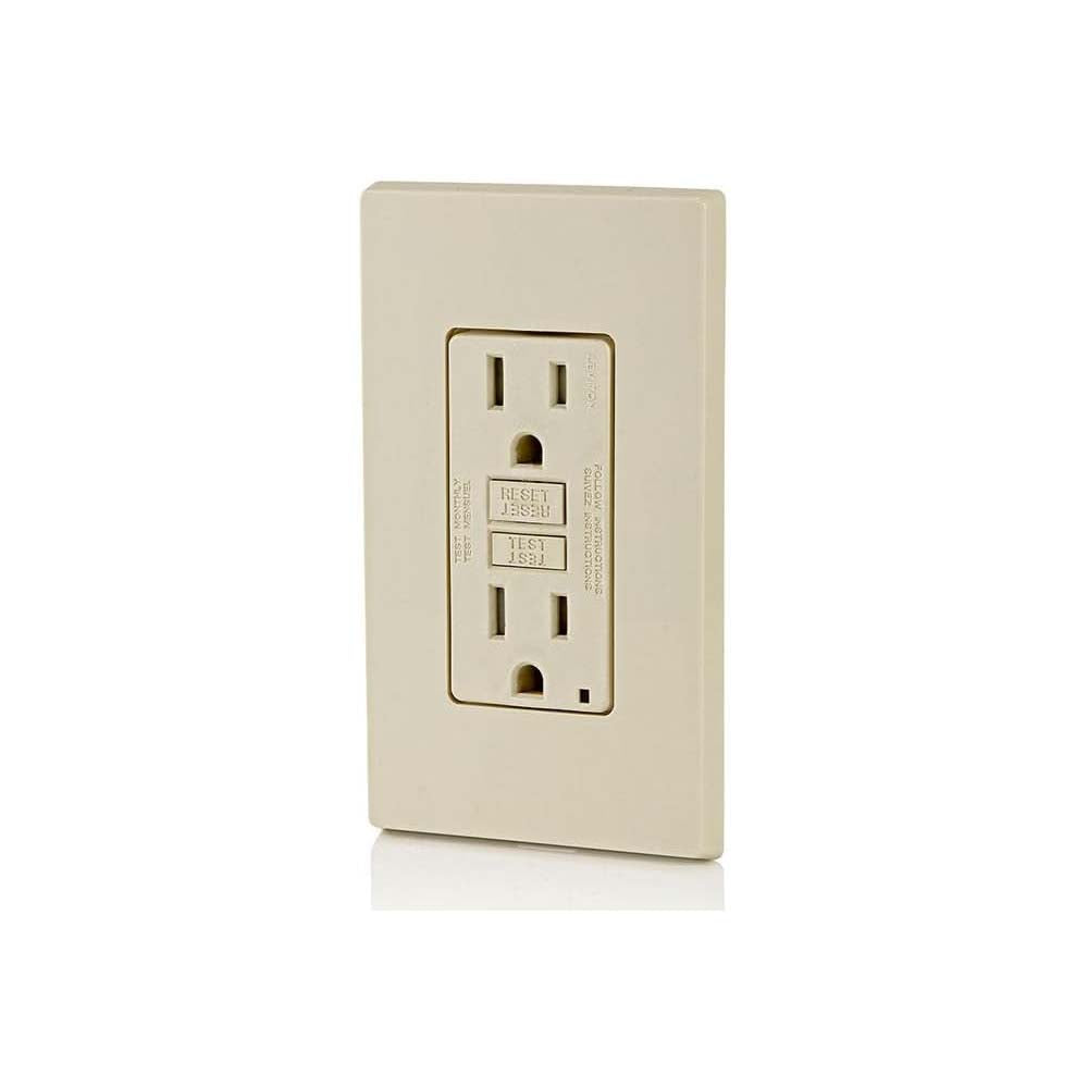 RECEPTACULO DUPLEX GFCI 15A/125V. BCO GFTR1-00T LEVITON ***HAE2025***